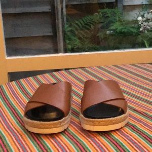Marni leather slide sandals